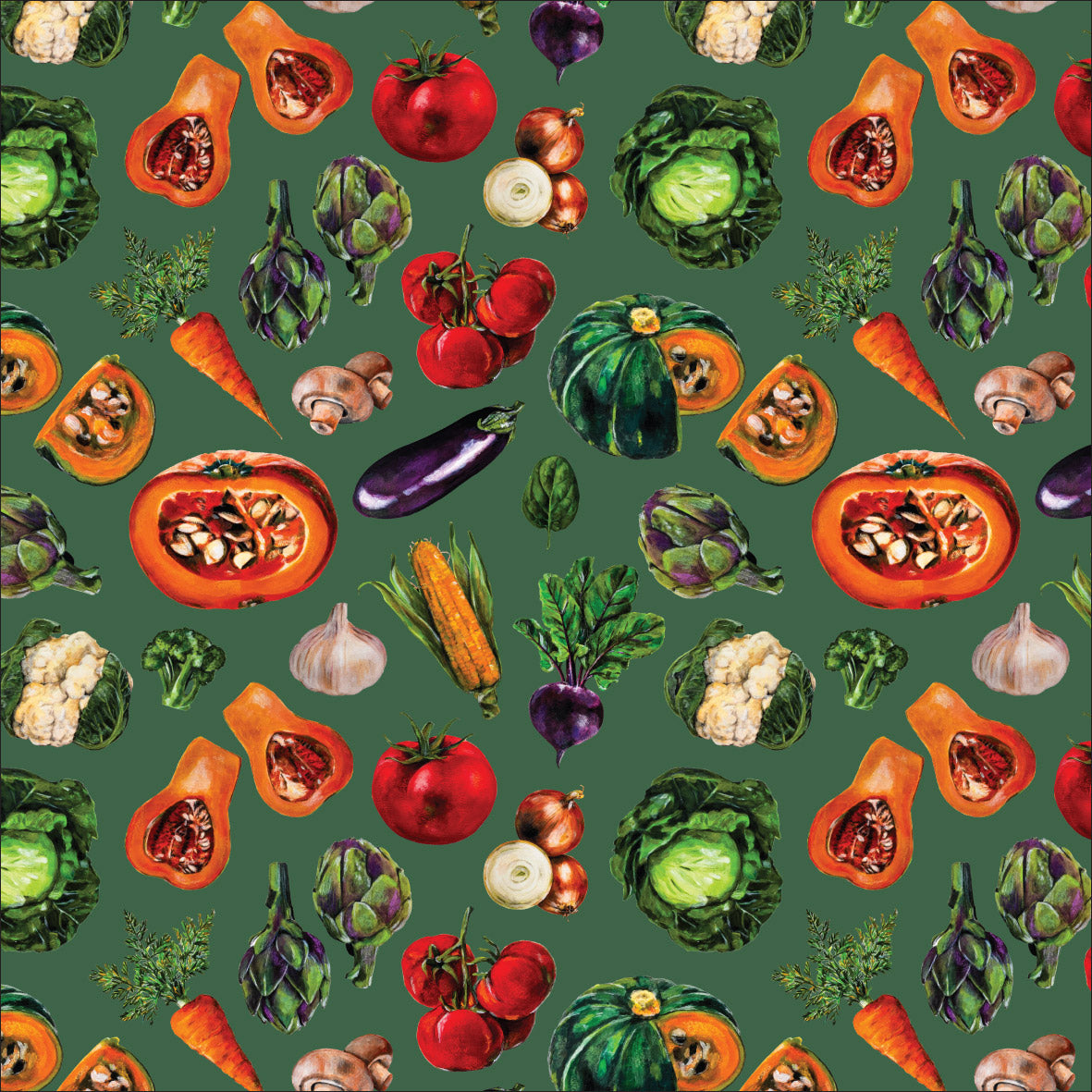 Oven Gloves: Veggies