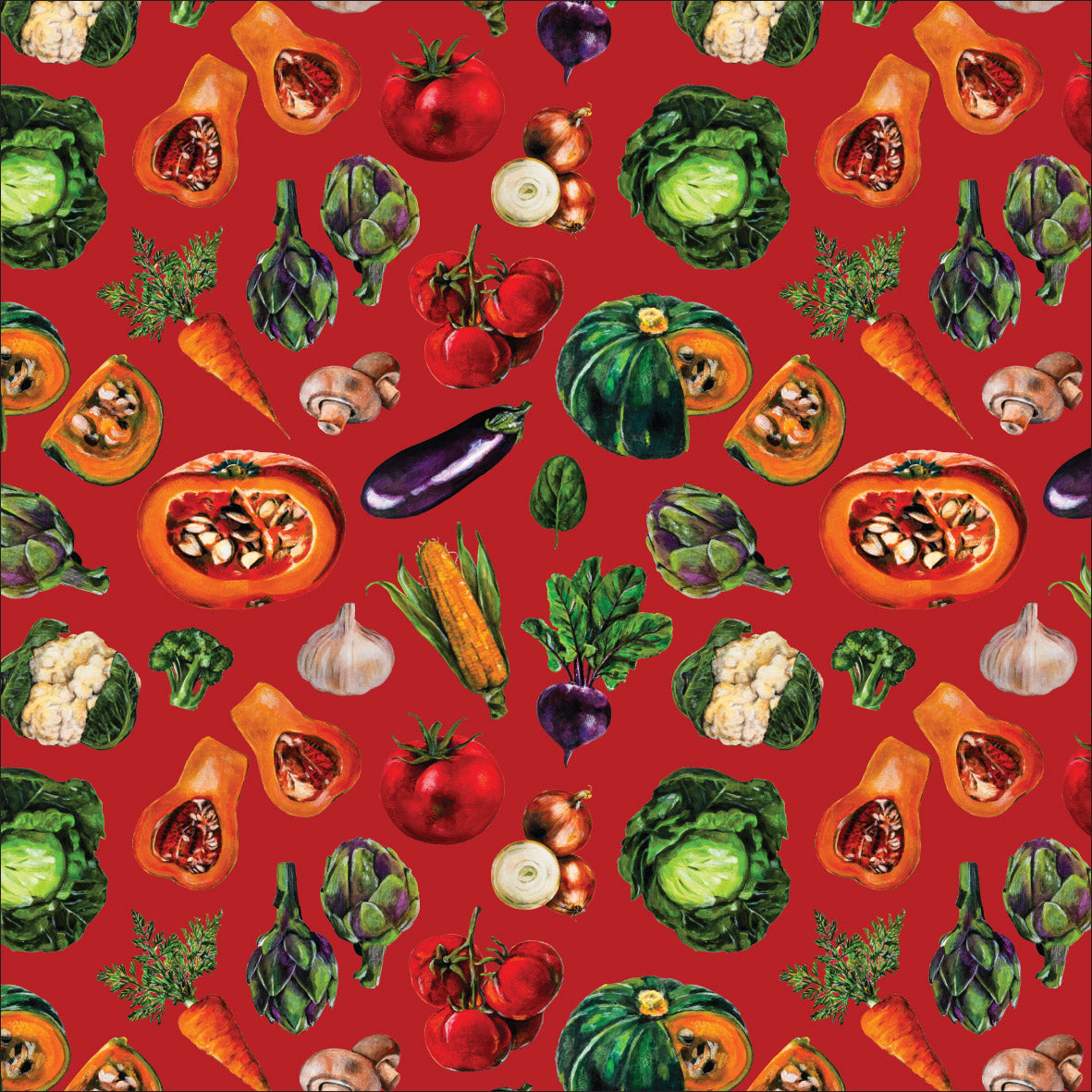 Oven Gloves: Veggies