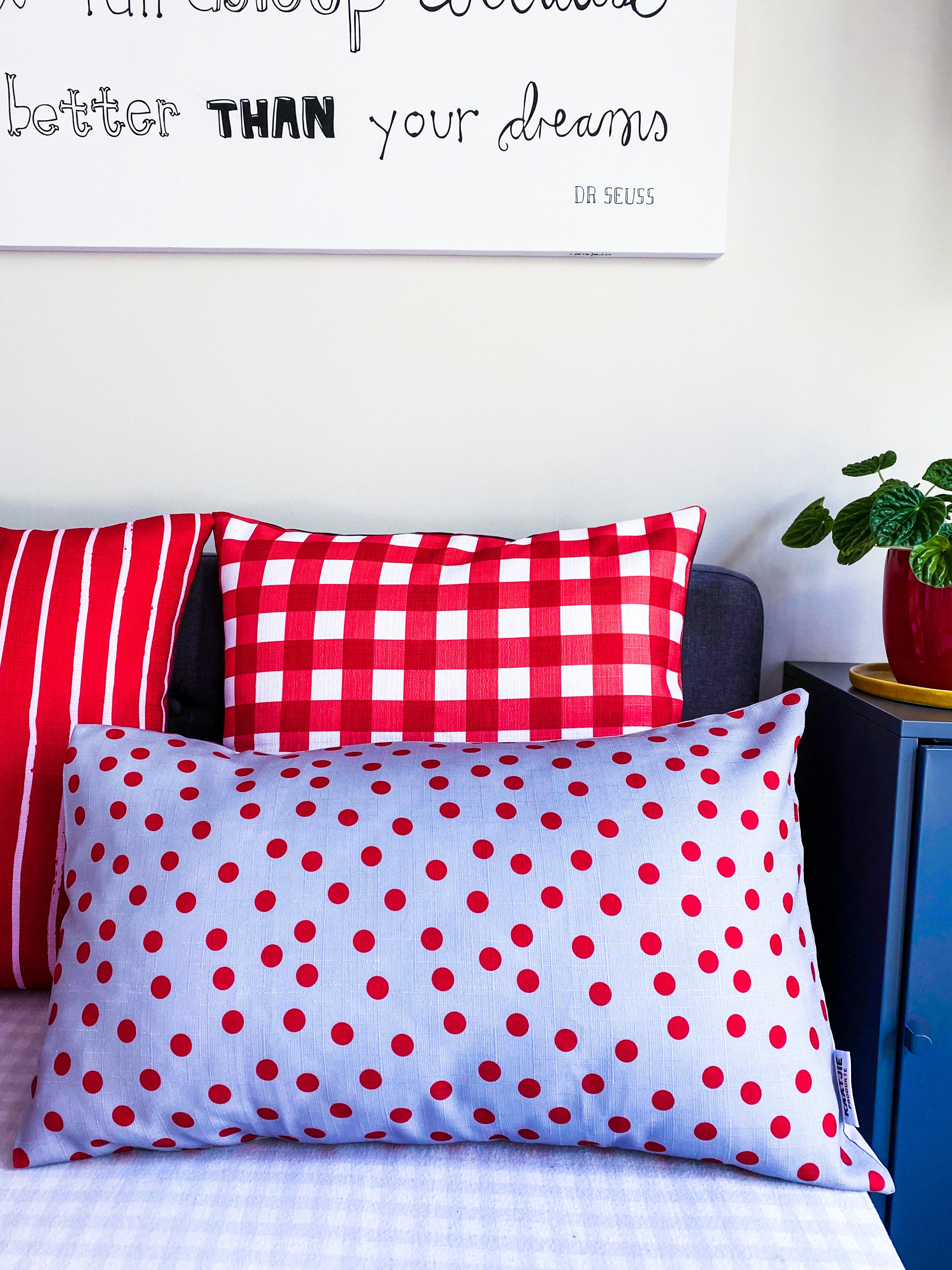 Polka dot hotsell pillow cases